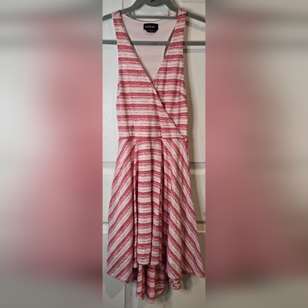 Bebe Striped Racerback Dress - Picture 4 of 10